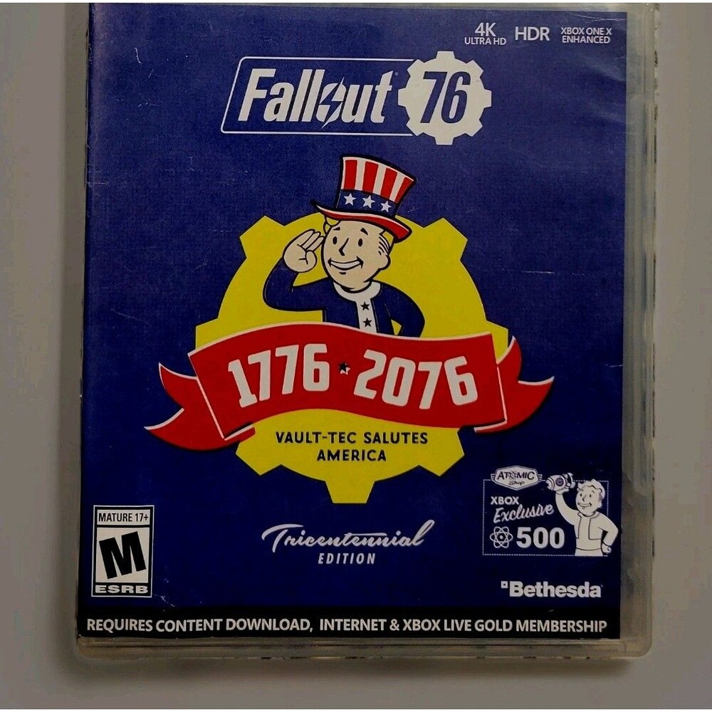 XBOX ONE: 76 Tricentennial Edition (1776-2076) VAULT-TEC SALUTES AMERICA!!